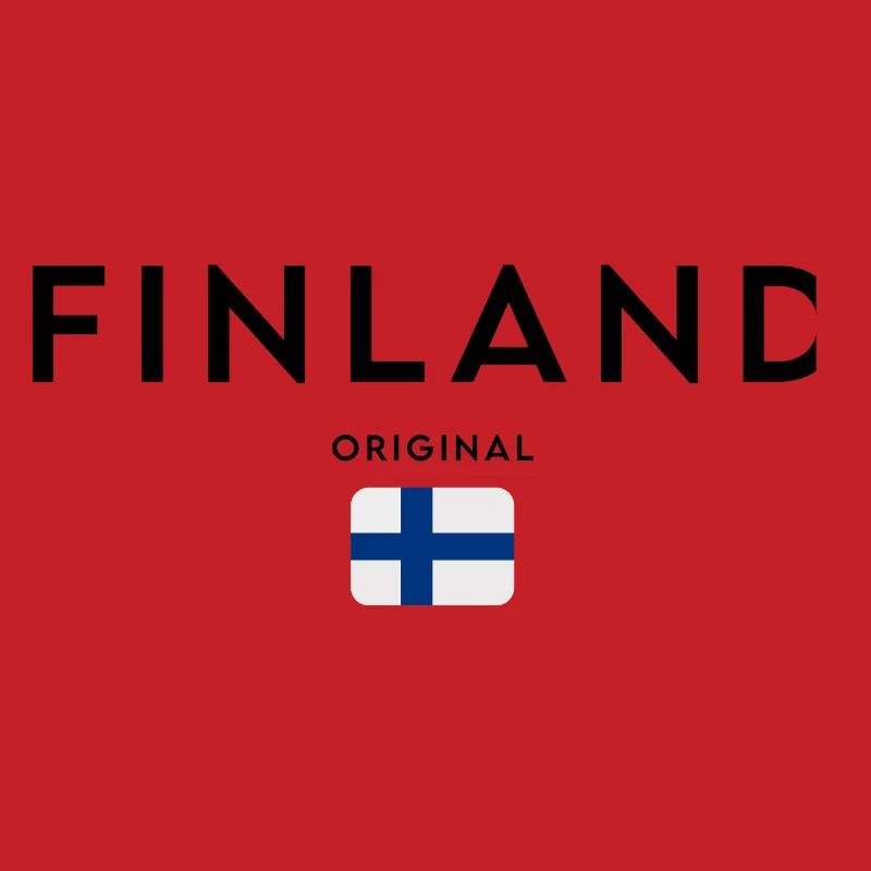 Finnish pride, minimalist sleek design