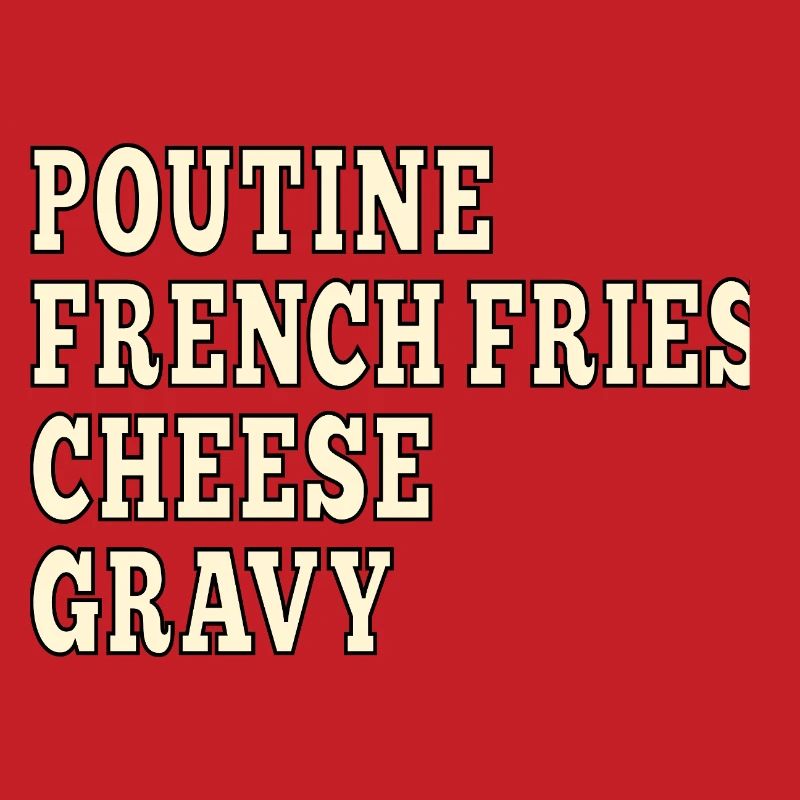 Poutine de restauration rapide canadienne