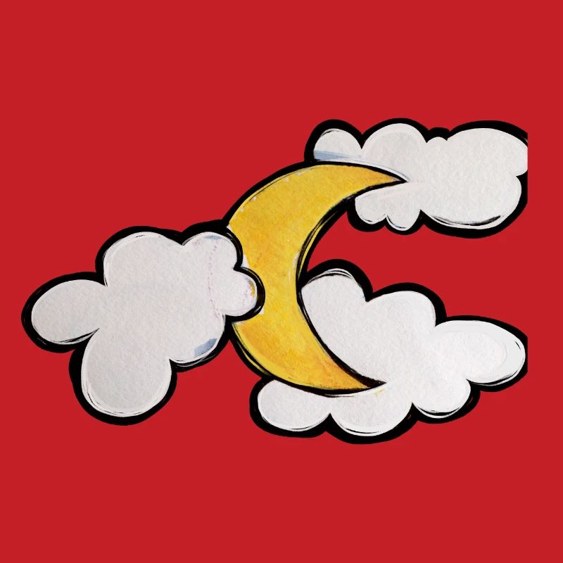 Moonlit Cloud Sketch