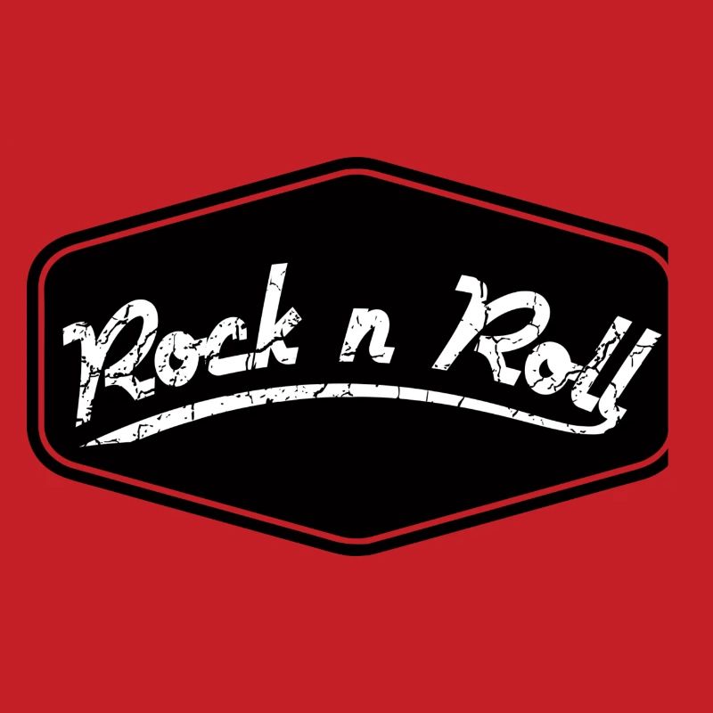 Rock n Roll Schild Shape