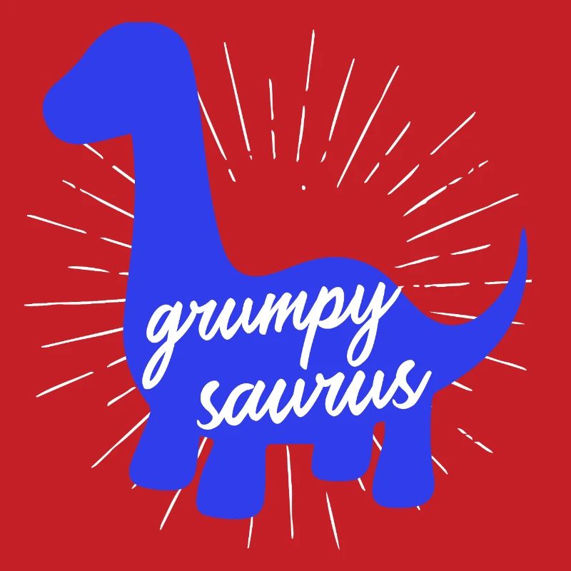 Grumpysaur Funny Dinosaur Brachiosaurus Design