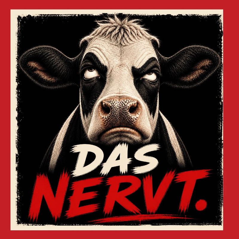 Das nervt - Kuh T-Shirt – Statement oder Geschenk