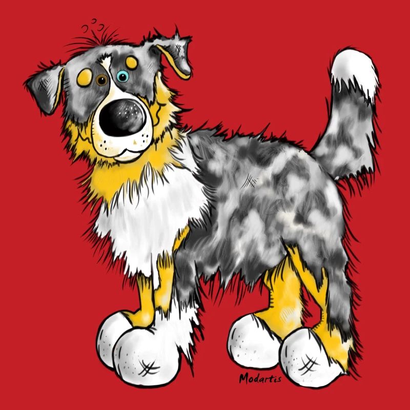Australian Shepherd – Aussie – t-shirt design