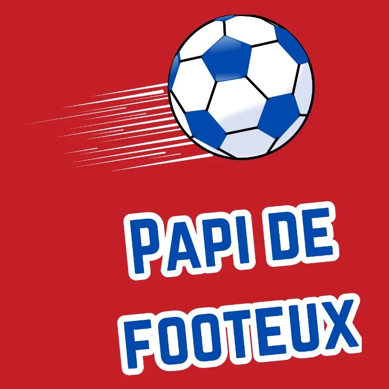 Tee-Shirt Papi Supporter Footeux