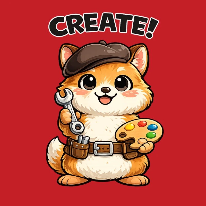 Kitten Artist Creative Workshop