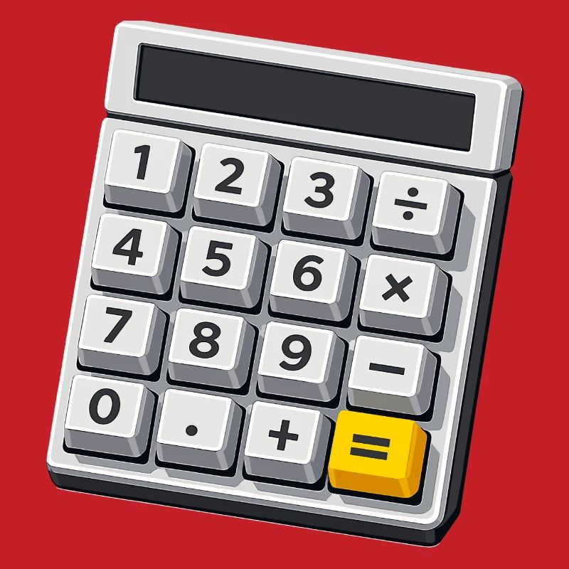 Calculatrice de costumes de carnaval Professeur de maths