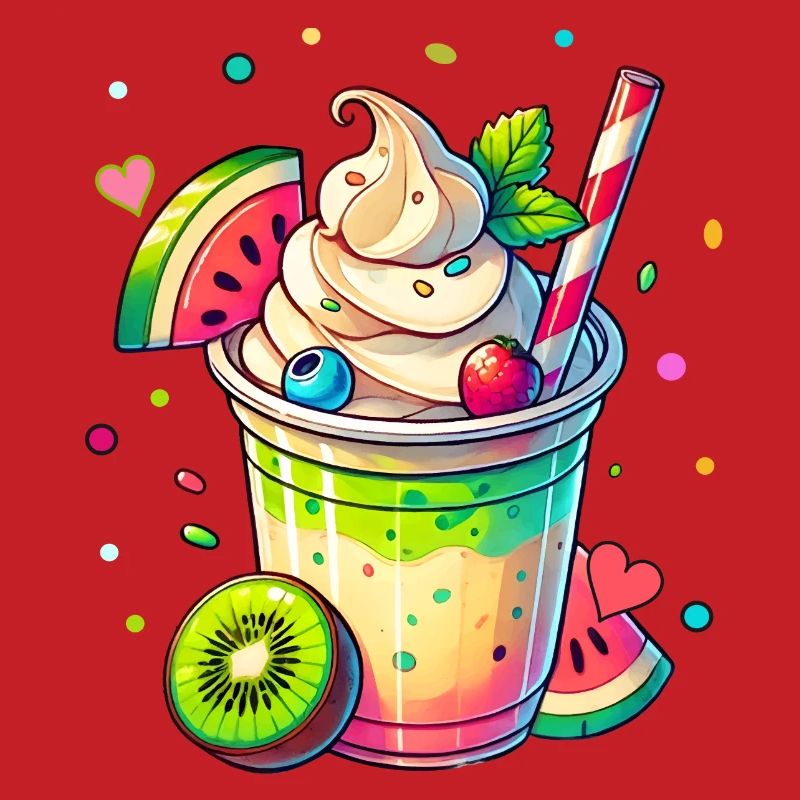 exotic fruity dreams:summer milkshake