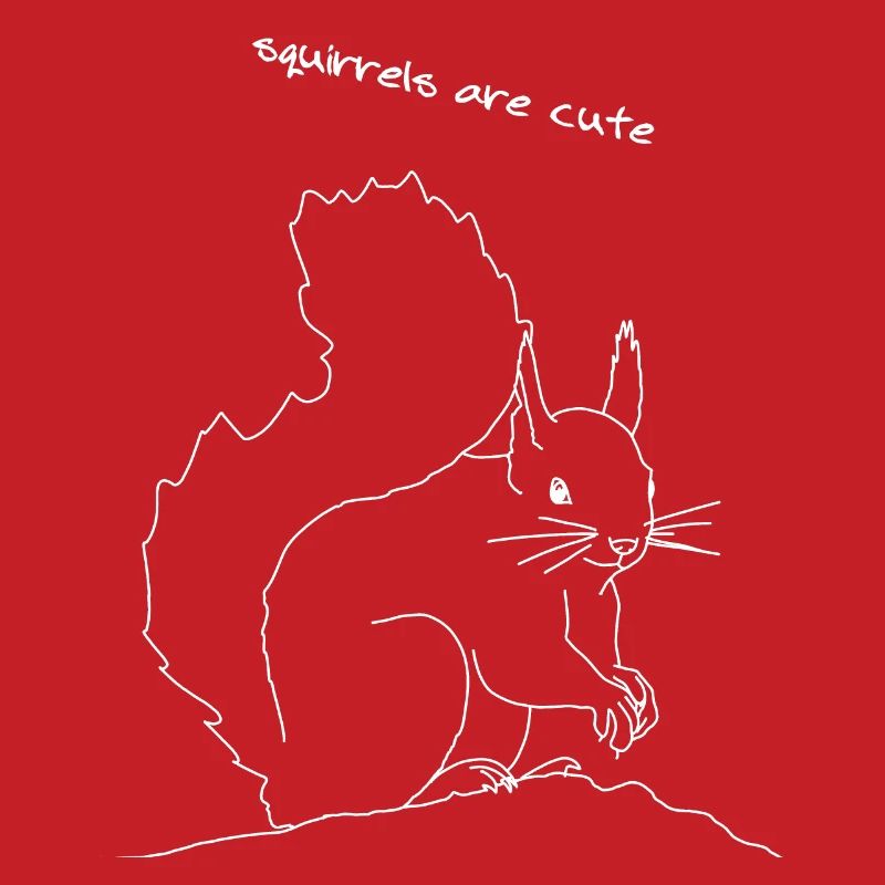 Squirrel lineart