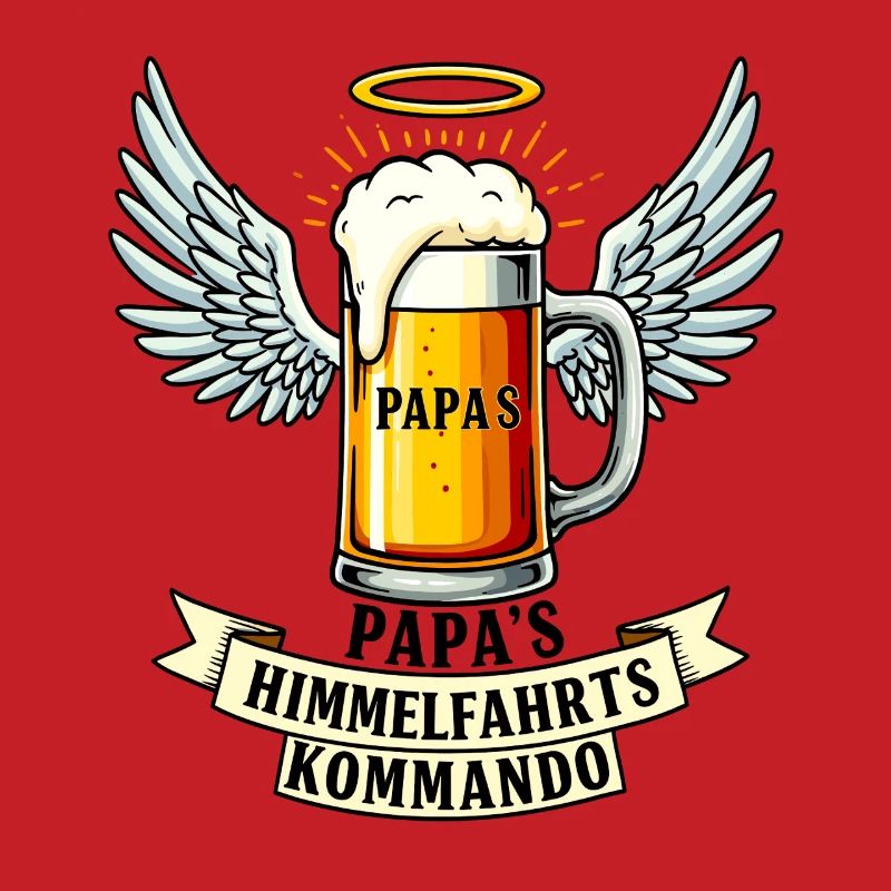 Papas Himmelfahrtskommando - Vatertags Bier Design