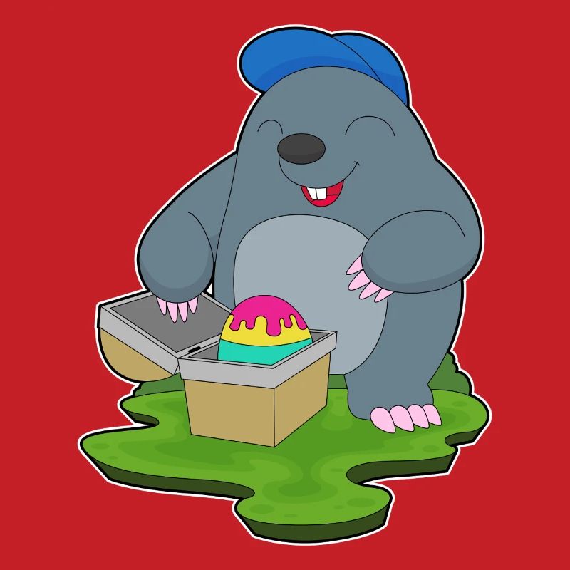 Mole Easter Easter Egg