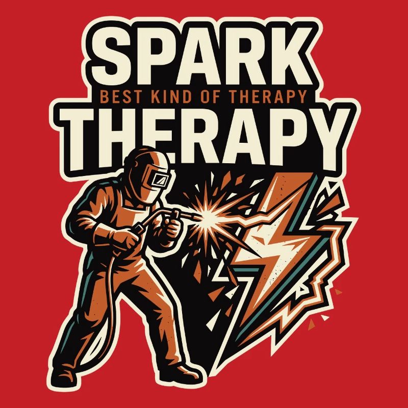 Spark Therapy Welding Spark Motif