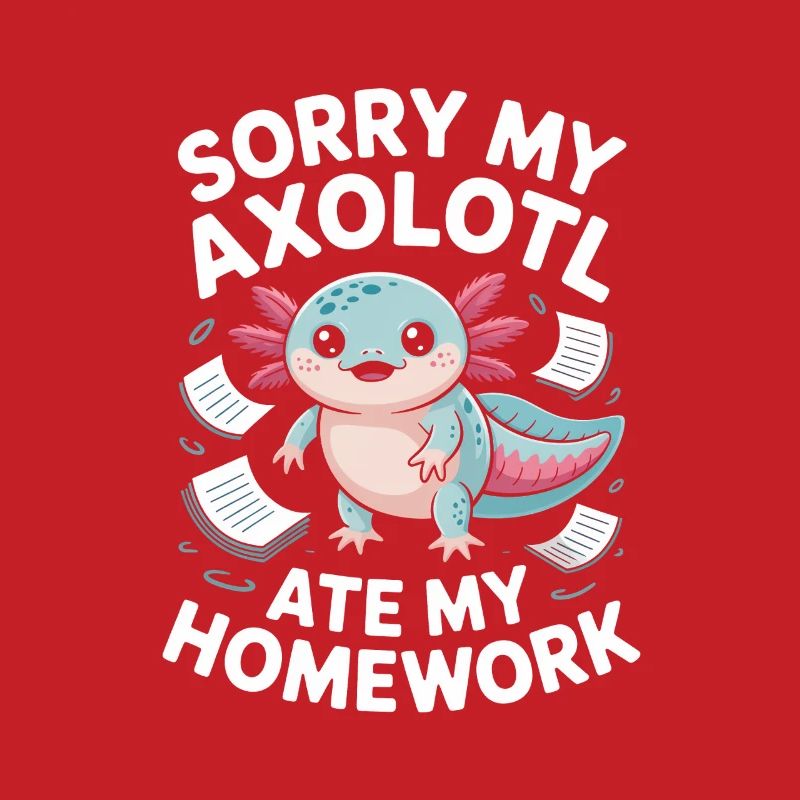Conception d’excuses de devoirs pour l’axolotl