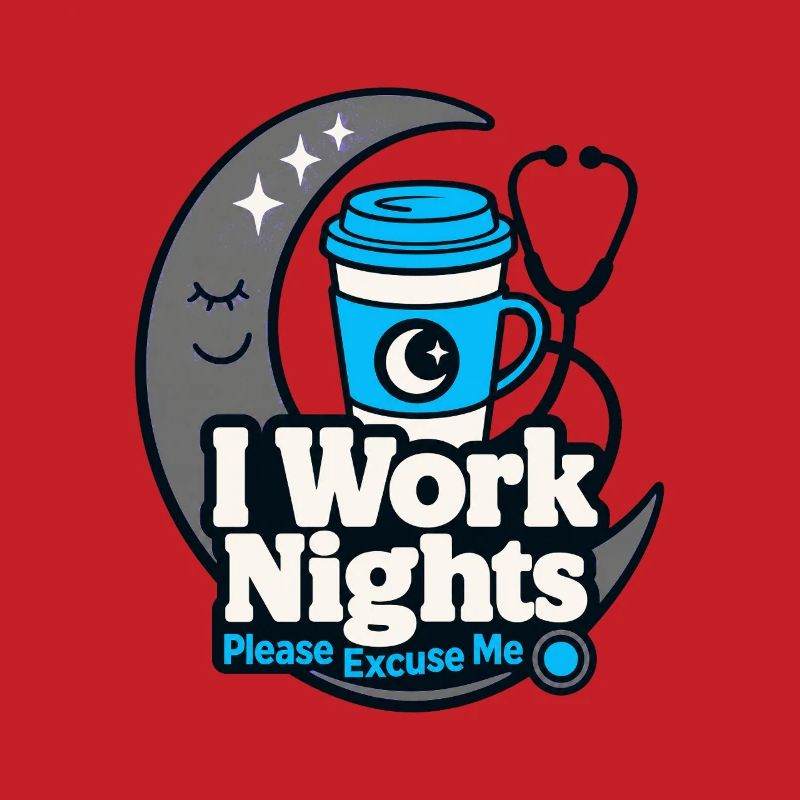 Night Shift Nurse I Work Nights Please Excuse Me