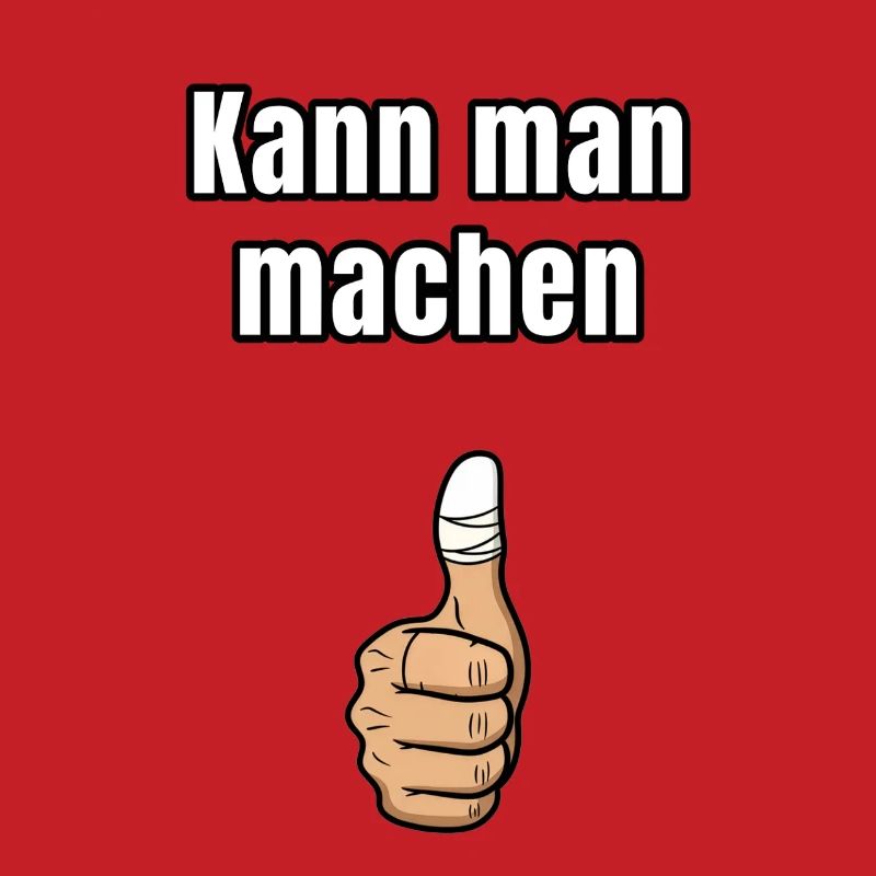 You can do it – Ironic thumb