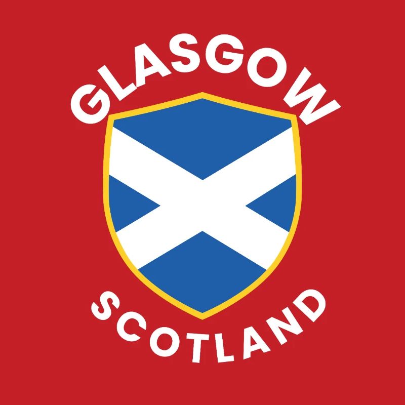 Glasgow shield saltire design