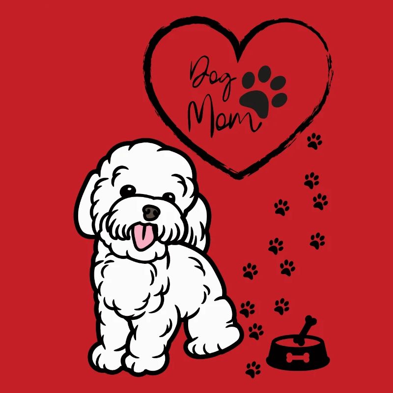 Pull mignon pour maman chien, pull chiot pour femme