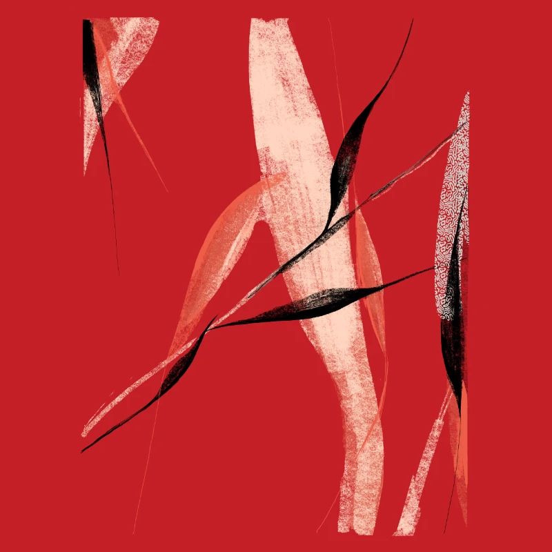 Abstract willow branches