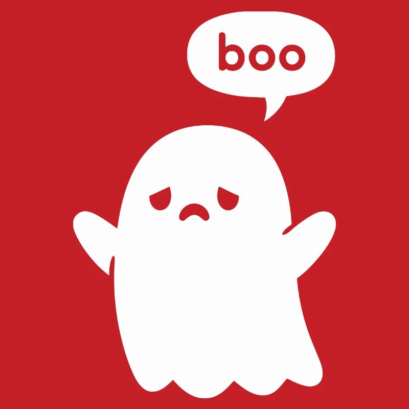 Cute Minimal Ghost Boo