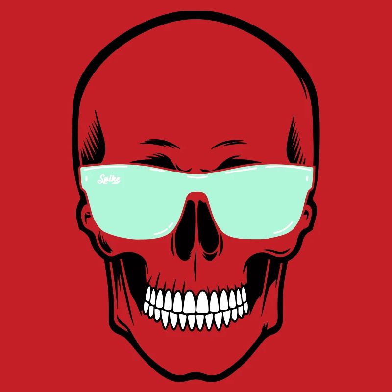 Color-Adjustable Sunglasses Smile Skull