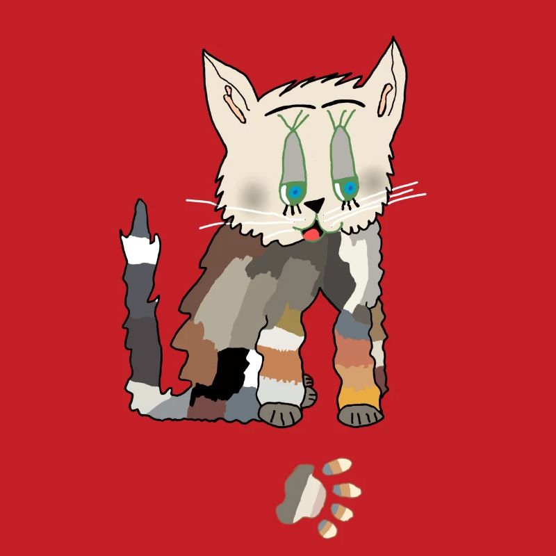 Patchwork Katze Fred Tatze