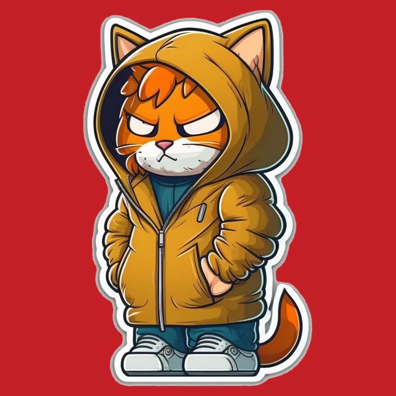 chat de bande dessinée