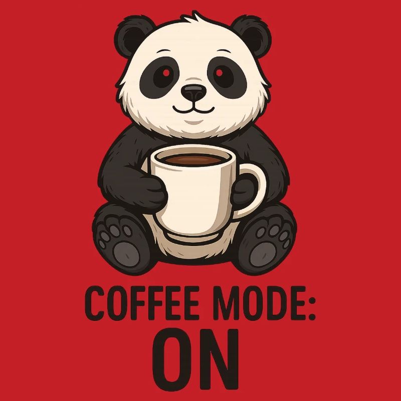 Mode Panda Café sur la conception d’animaux