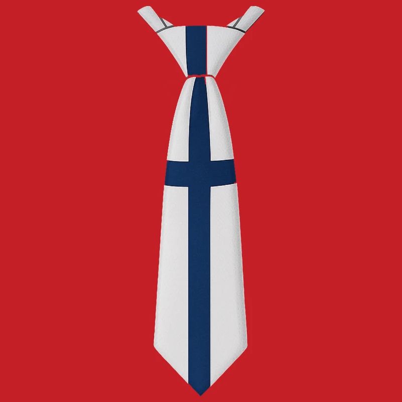 Cravate Finlande – Conception du drapeau