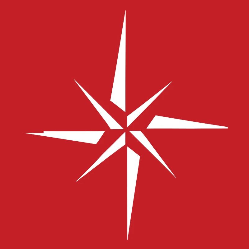 Nautical star cardinal points. Nautical.