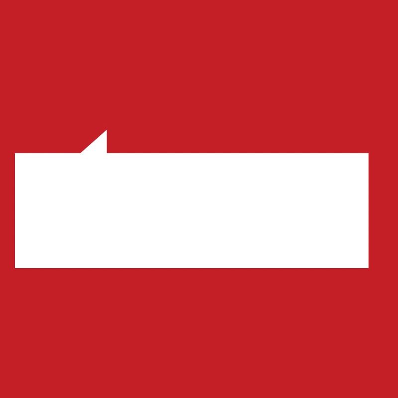 Speech bubble rectangle