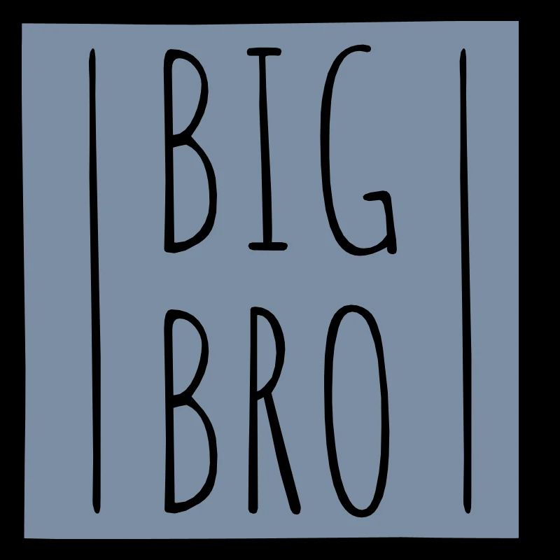Großer Bruder Schild Logo