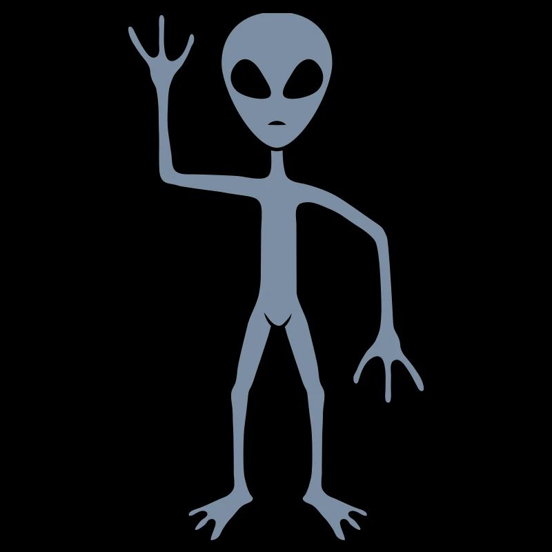 Alien Visitor Greeting Alien