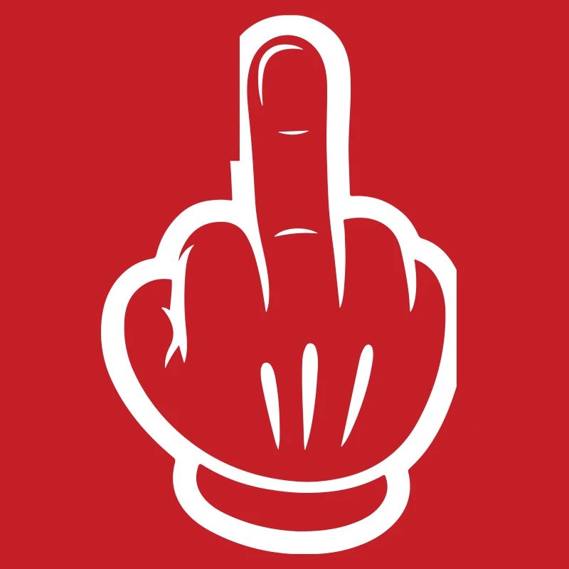 Middle Finger Comic Hand