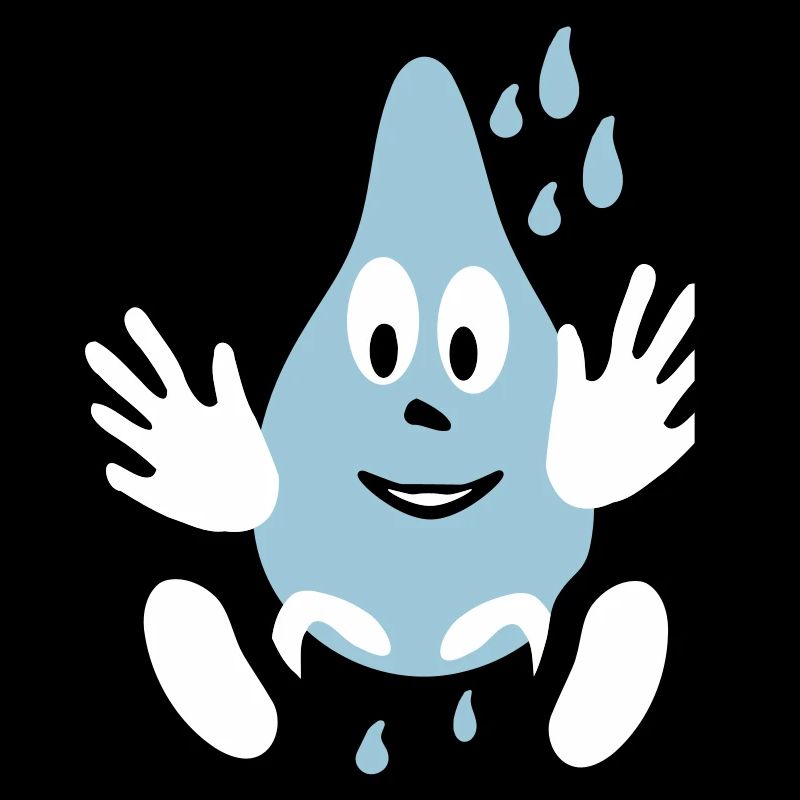 lachender Regentropfen,laughing small drops,