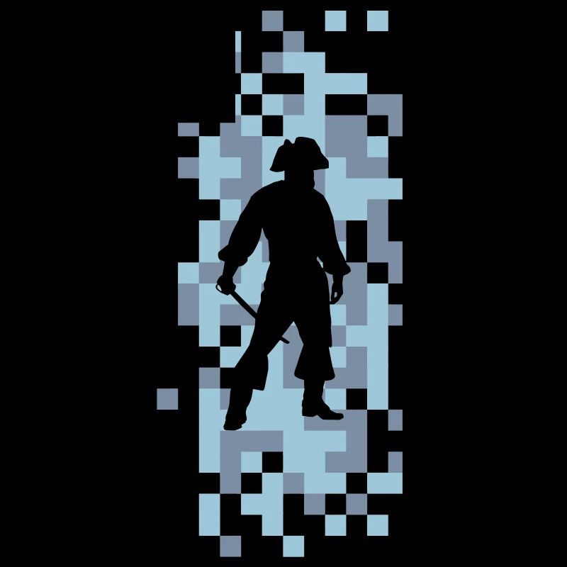 pirate tile pattern abstract motif graphic gift