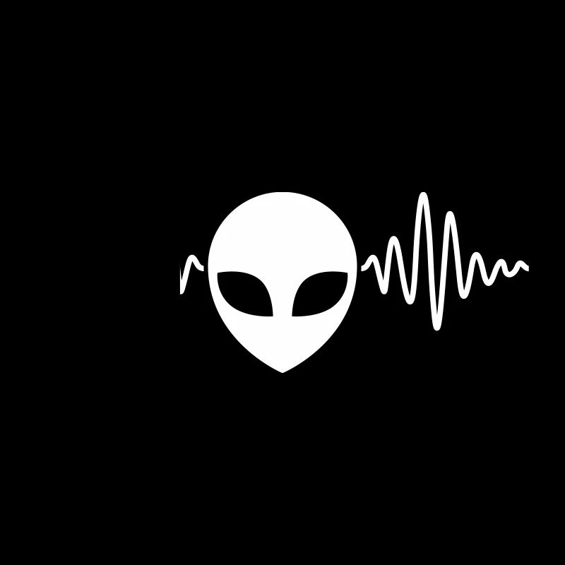 Frequenz Puls Alien Kopf
