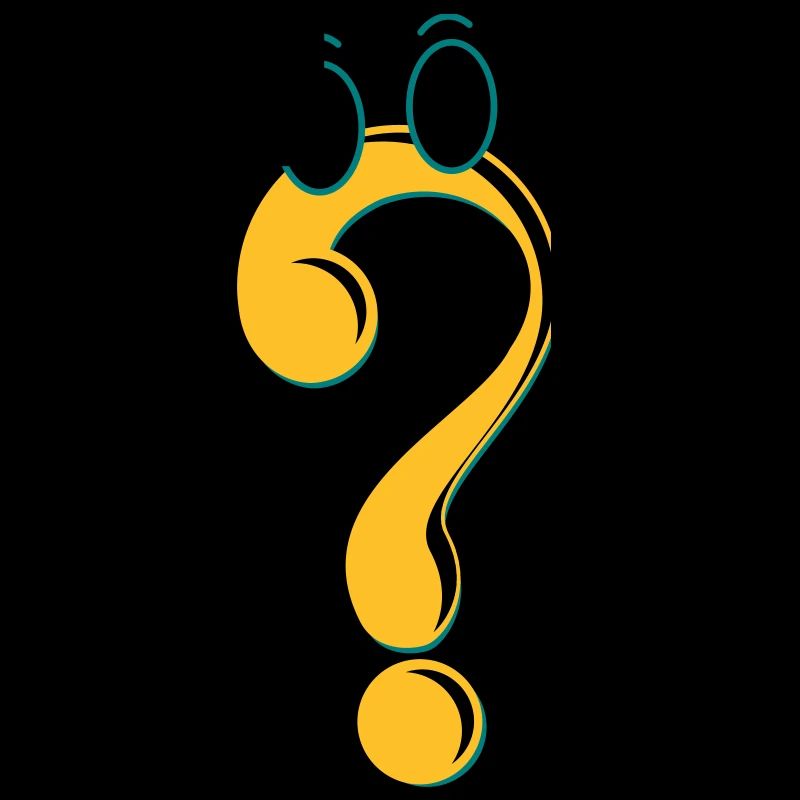 Question mark idée cadeau icône de caractère Comic