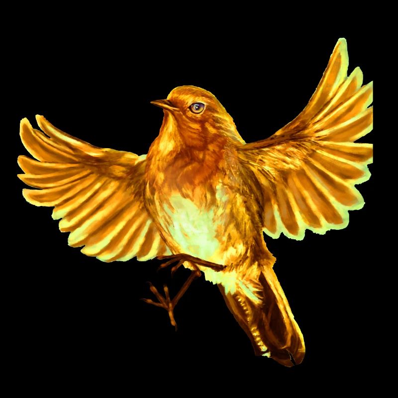 oiseau jaune