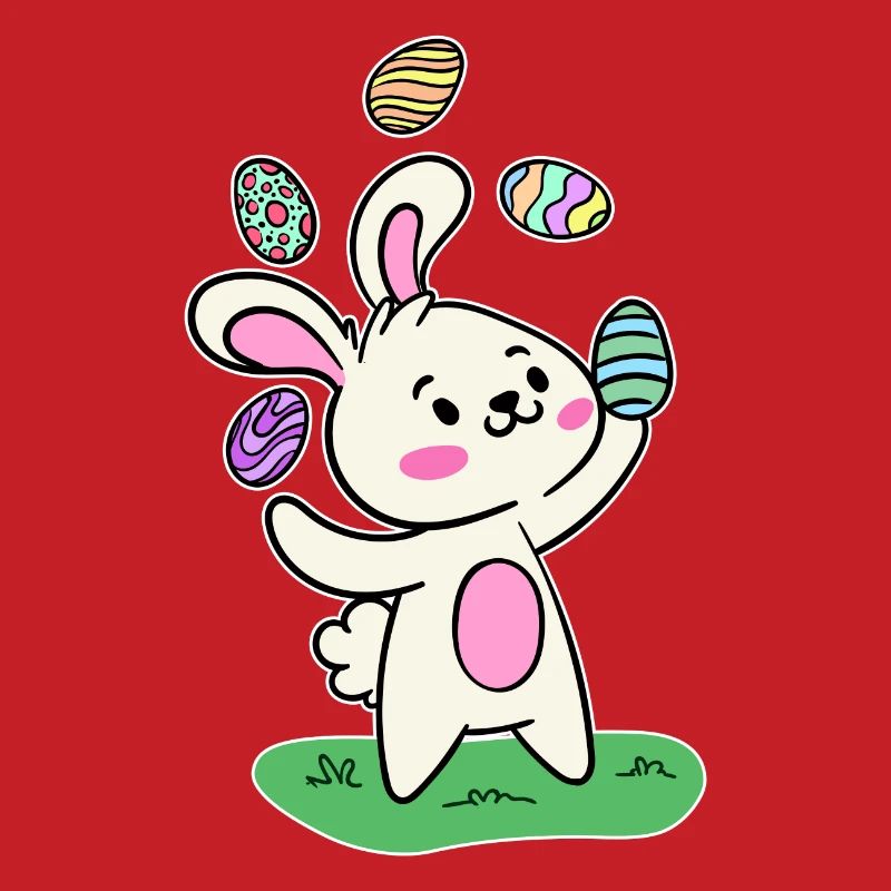 Easter bunny Easter bunny Easter eggs Happy Easter