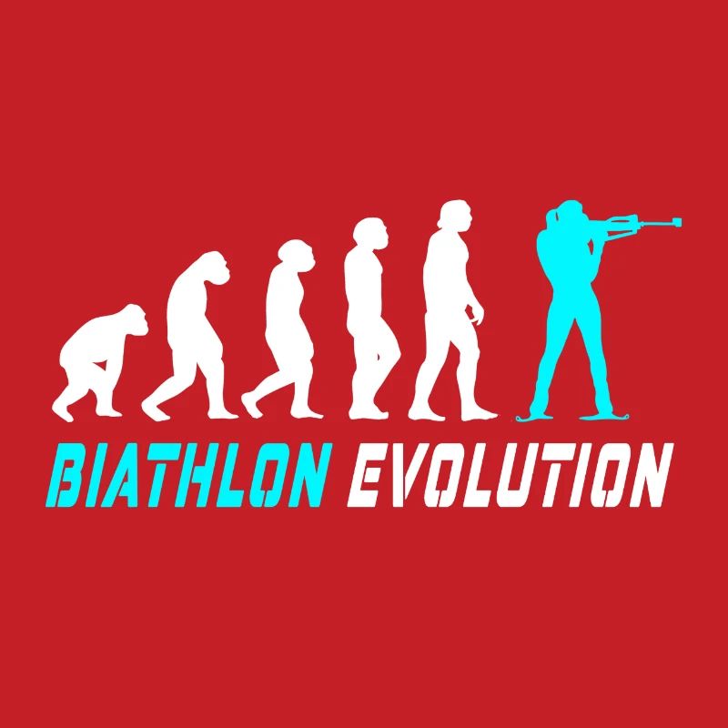 Conception / idée cadeau Evolution biathlon