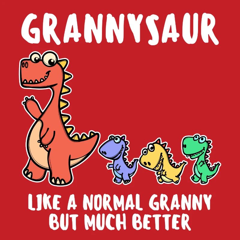 Oma Cool Statement Großmutter Dinosaurier