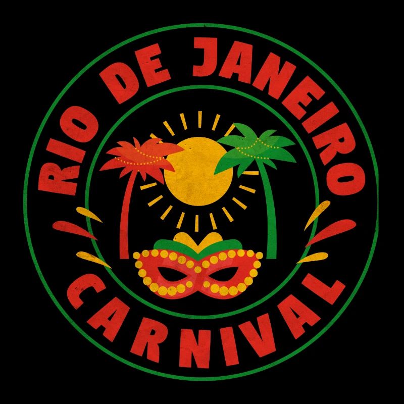 Spectacle du masque du Carnaval de Rio