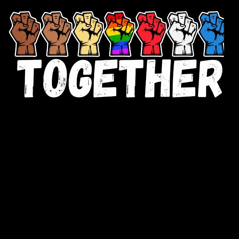 Equality Lgbt rainbow saying
