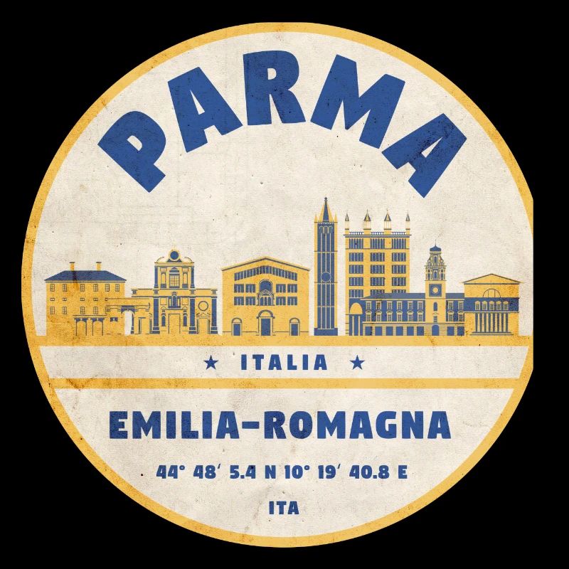 Parma Skyline Emilia Romagna Sticker