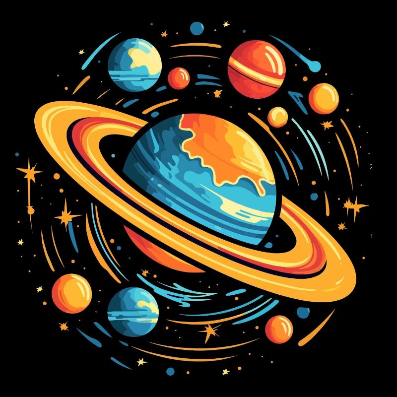 Space Galaxy Planets