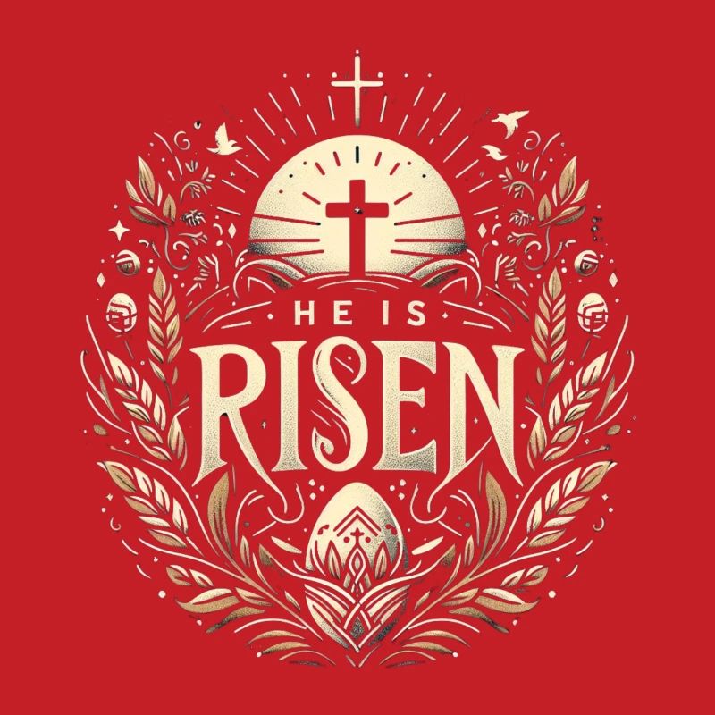 He is Risen Cross & Light