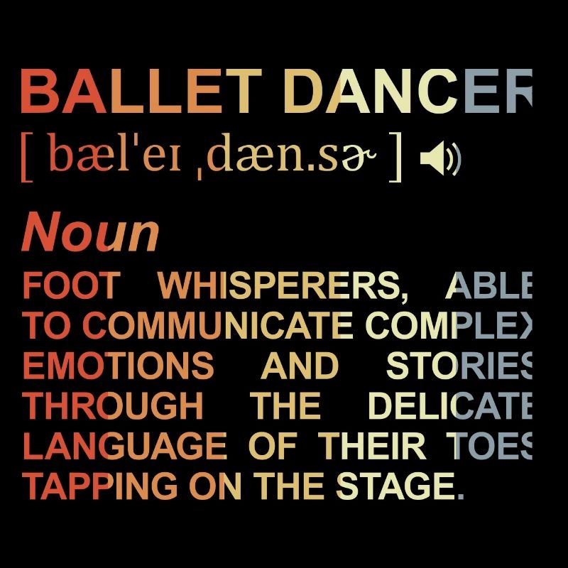 Danseuse de ballet Explication des termes