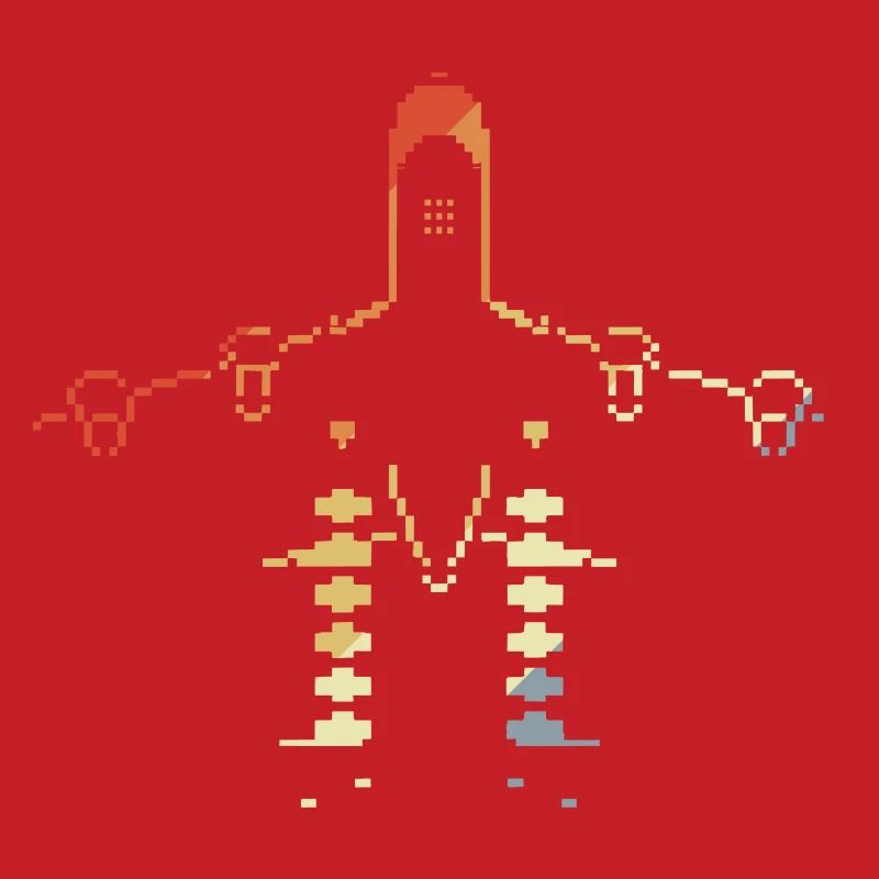 Flugzeug Pixelgrafik