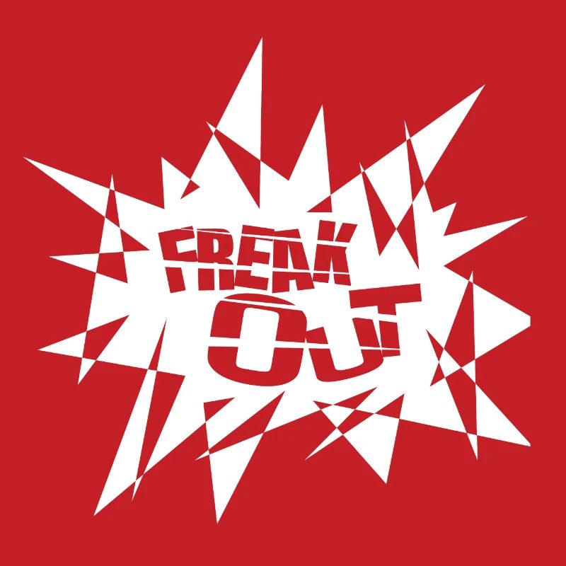 Angular Explosion Burst Text