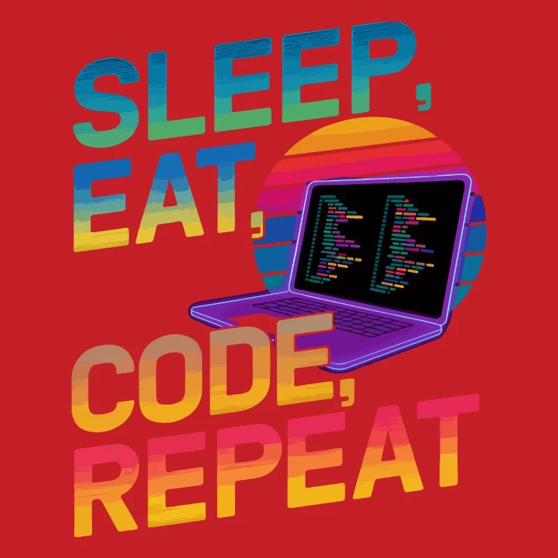 Sleep Eat Code Repeat Gift pour Coder