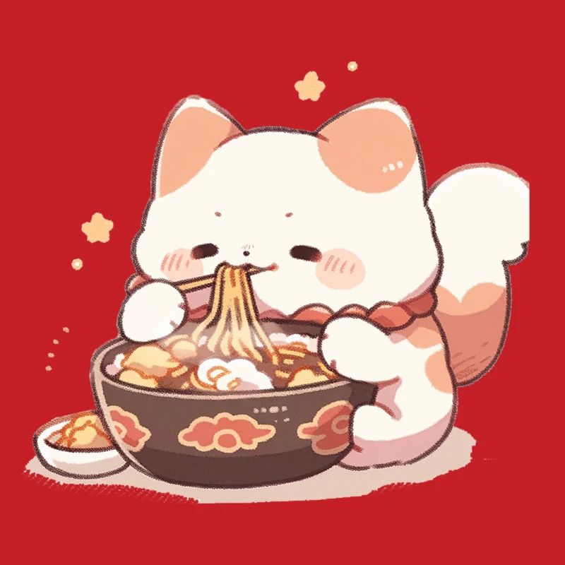 Chats spaghetti - Le chat s’amuse avec le passé